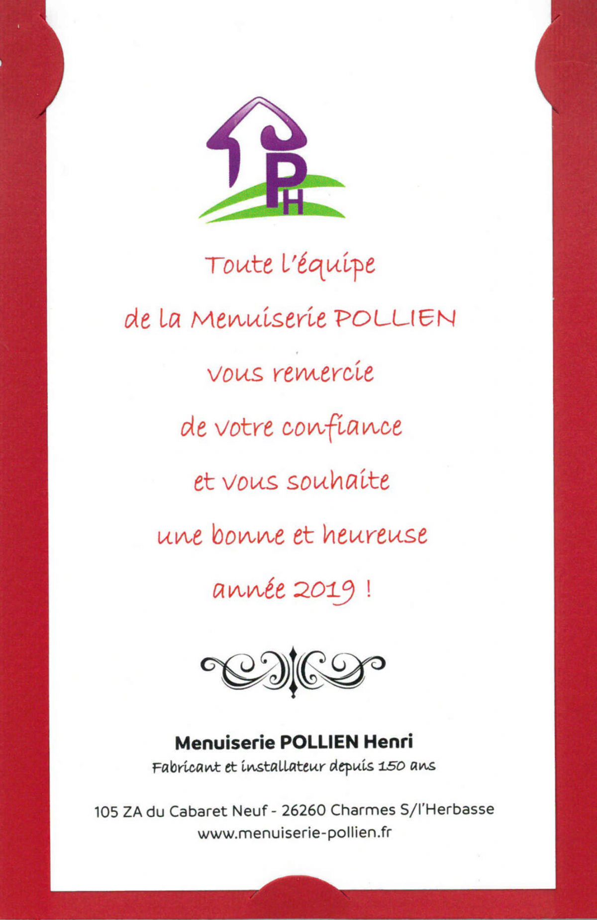 Carte de Vœux 2018